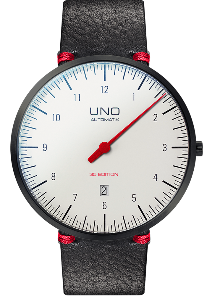 One hand automatic wristwatch UNO 35 Edition