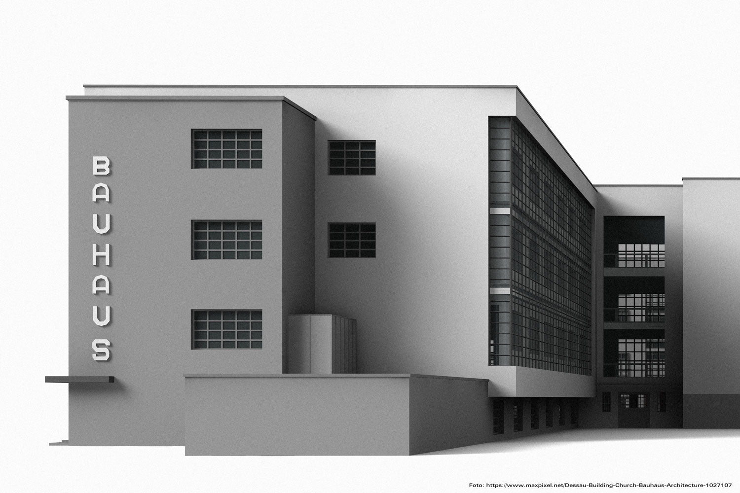 How Walter Gropius designed the Bauhaus School in Dessau