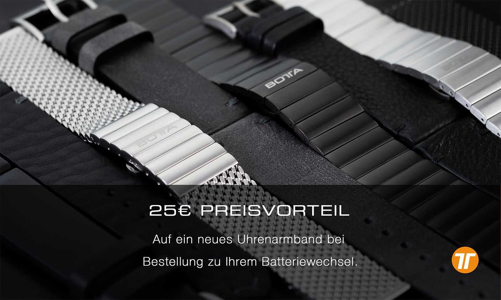 Batteriewechsel für BOTTA Quarzuhr