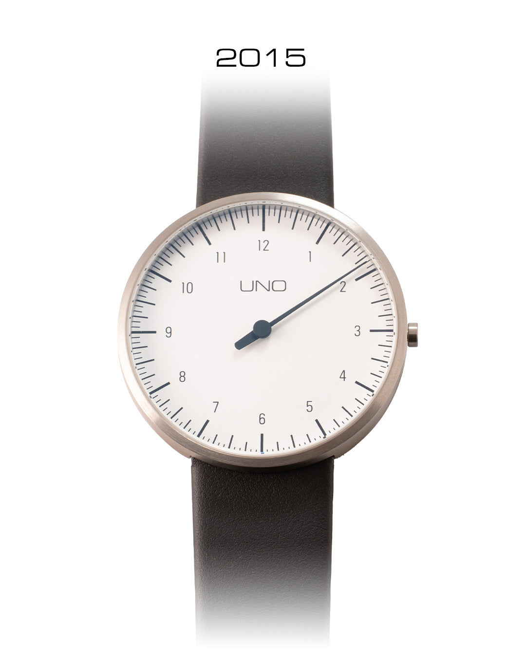 The UNO one-hand watch with an ergonomically and aesthetically perfected case design