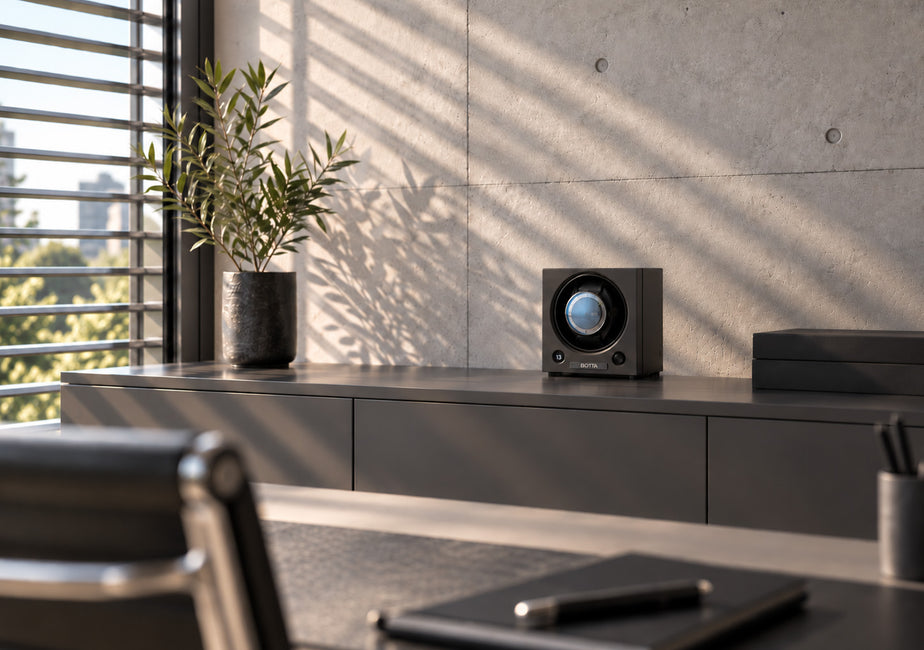 BOTTA Uhrenbeweger auf Sideboard