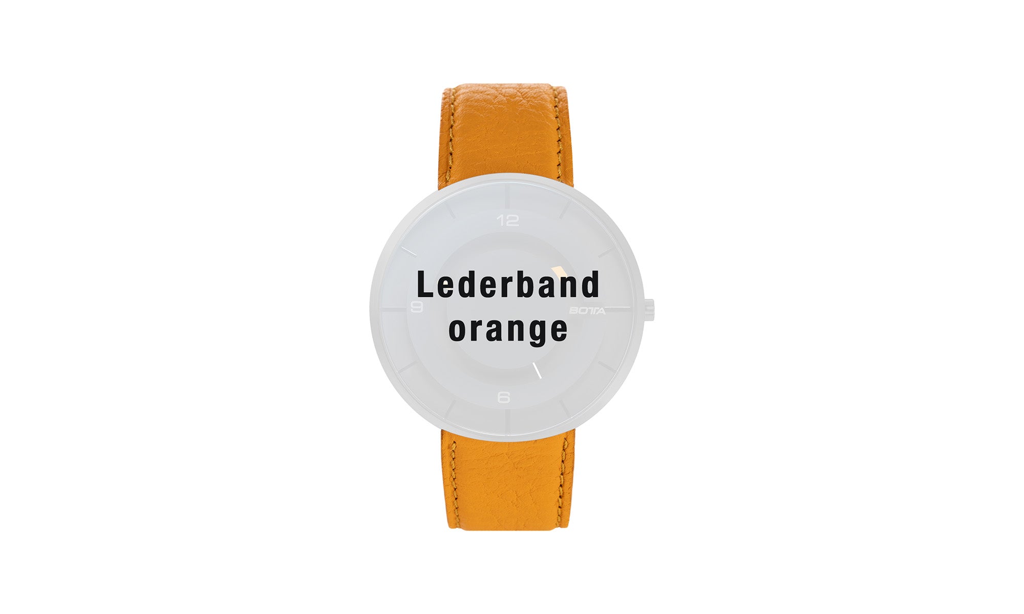 Lederband orange
