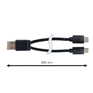 USB Splitter-Cable for 2x Botta Watch Winders - Splitter USB-A to 2x Micro USB