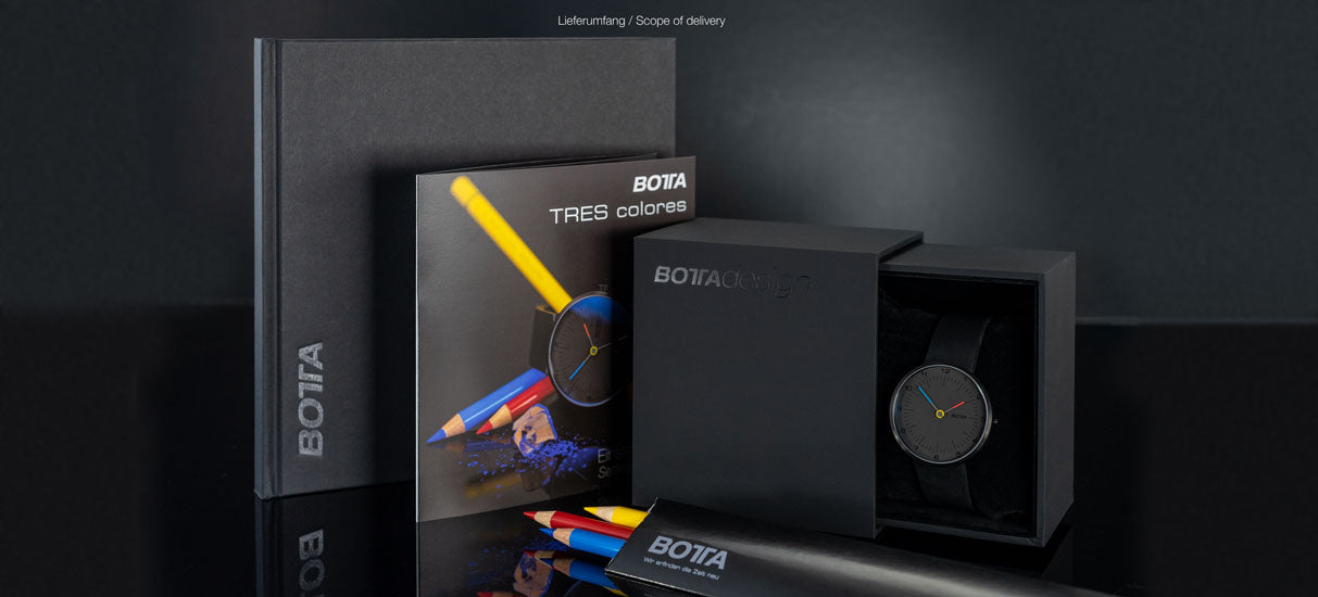 Designuhr in BAUHAUS Optik