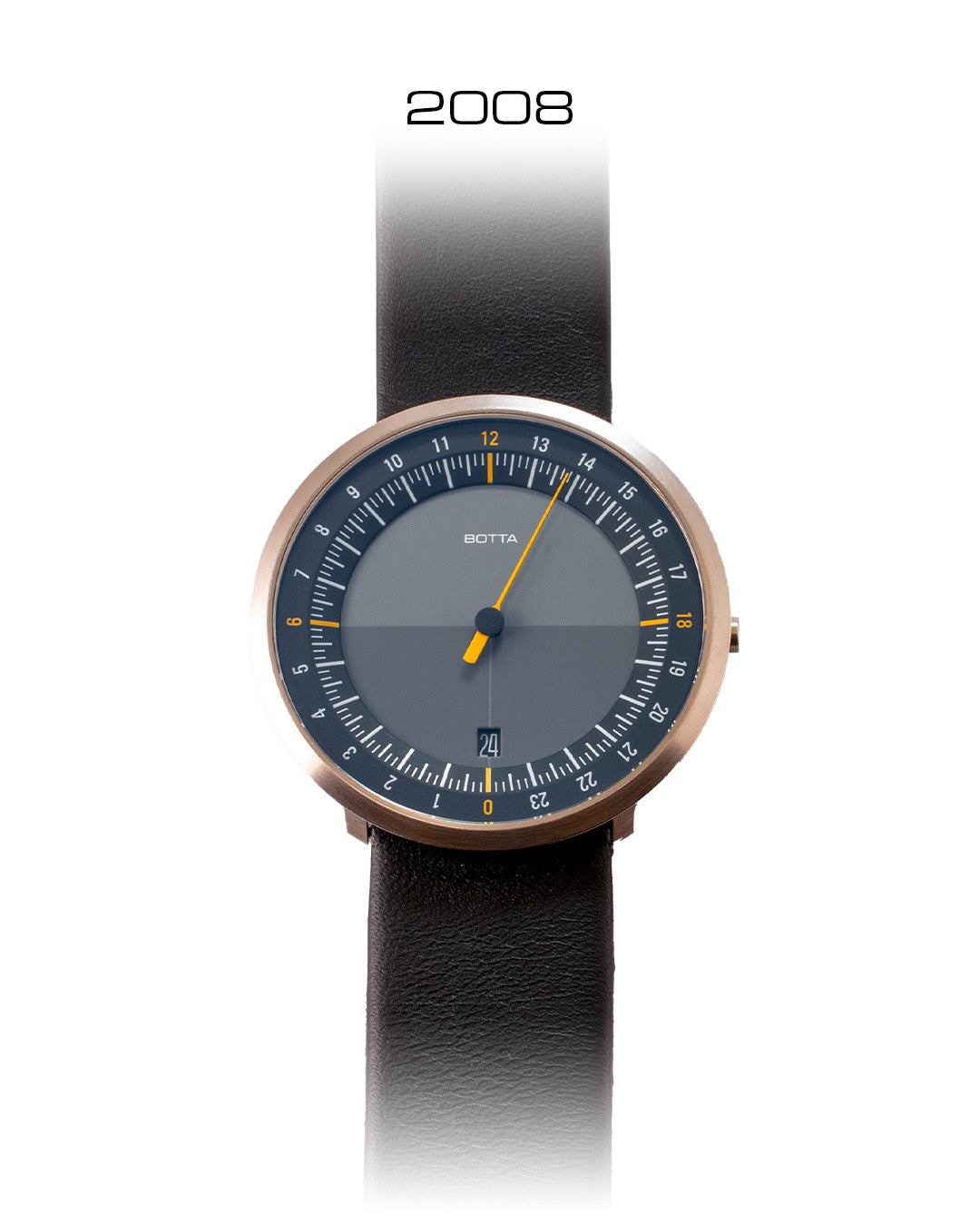 Die erste 24-Stunden Einzeigeruhr von BOTTA